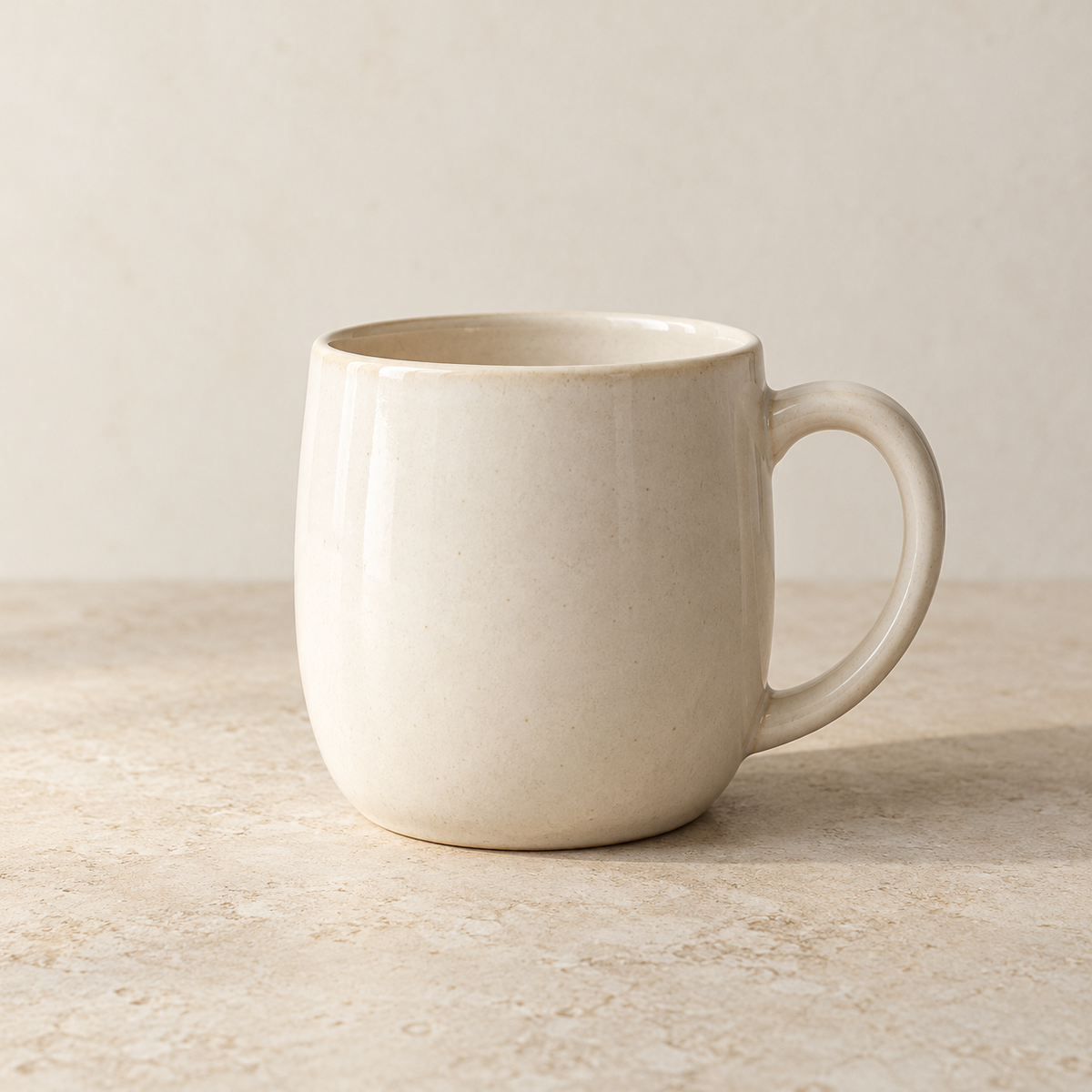 Ivory Ceramic Café Mug — concept image, draft product