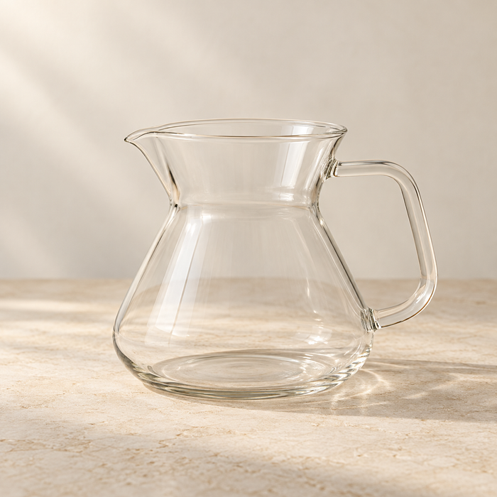 Glass Coffee Serving Carafe — concept image, draft product