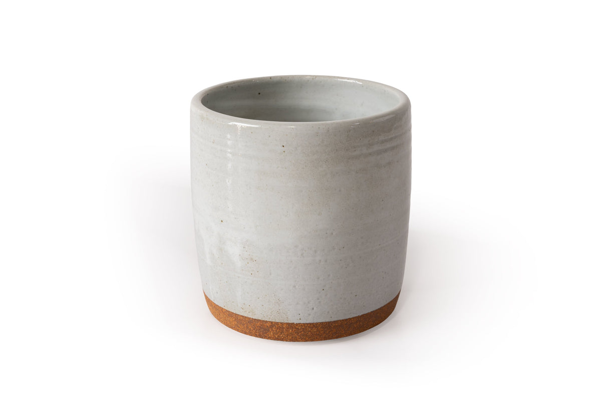 Glazed Ceramic Utensil Crock — Four Colour Choices — product view 2