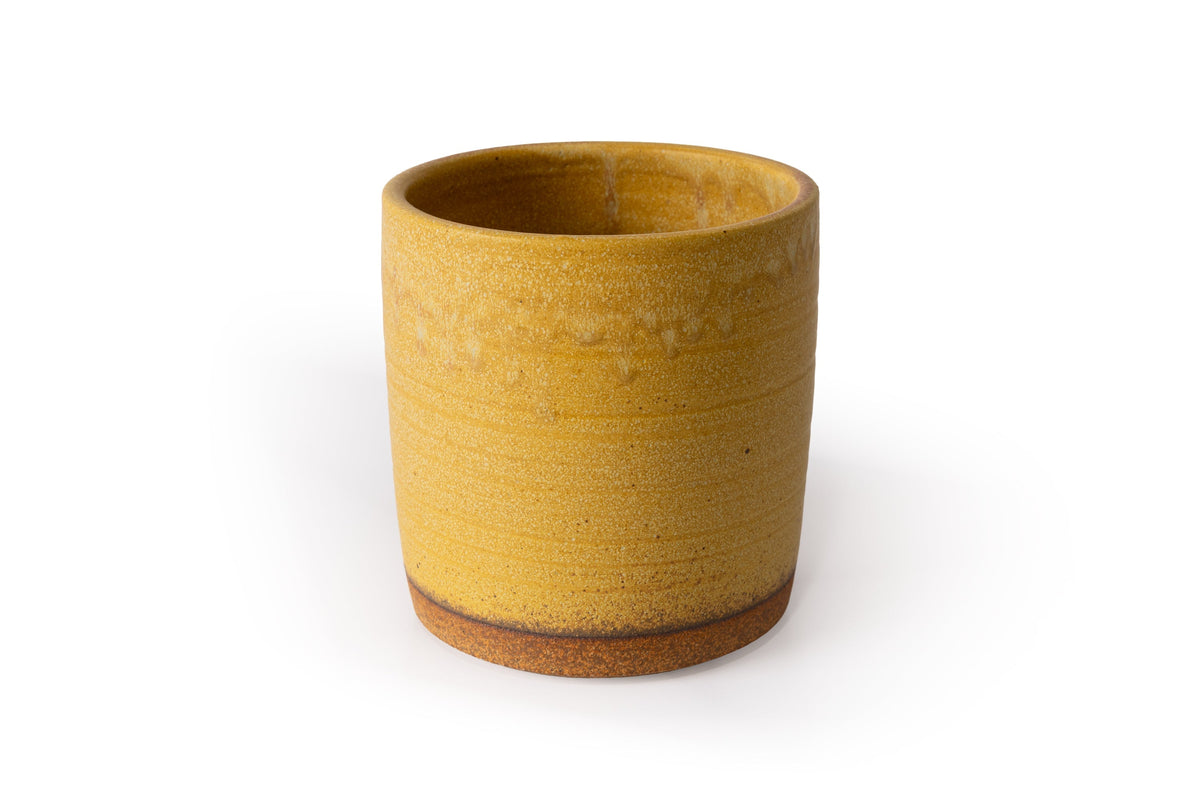 Glazed Ceramic Utensil Crock — Four Colour Choices — product view 3