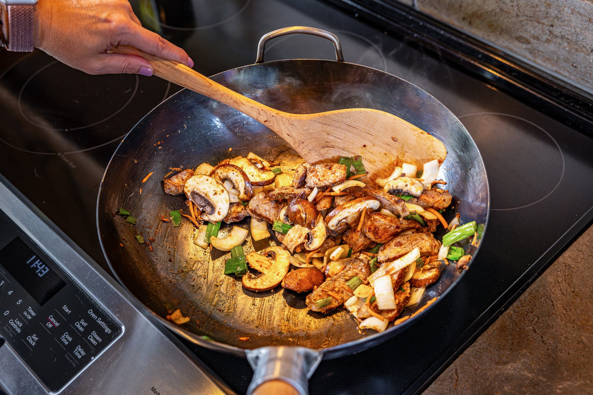 Wooden Wok, Chopstick & Dumpling Rolling Set — product view 11