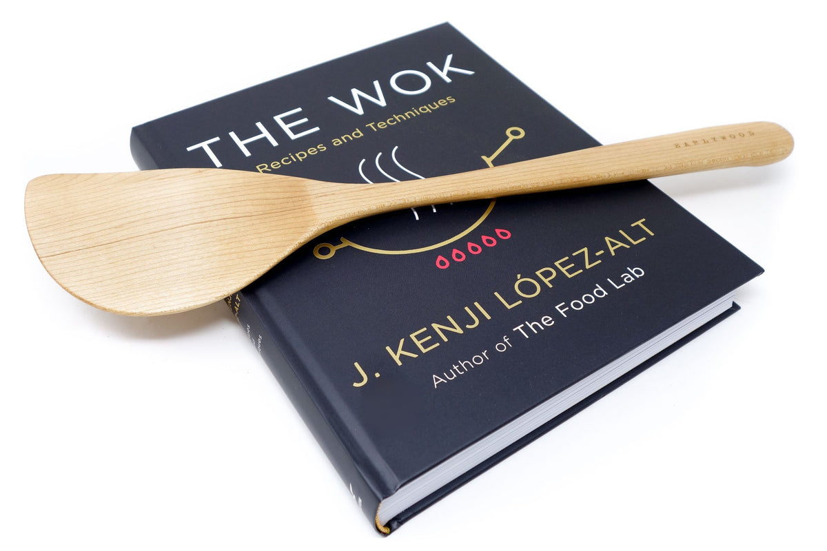 Curved Maple Wok Spatula — Right or Left Hand — product view 7