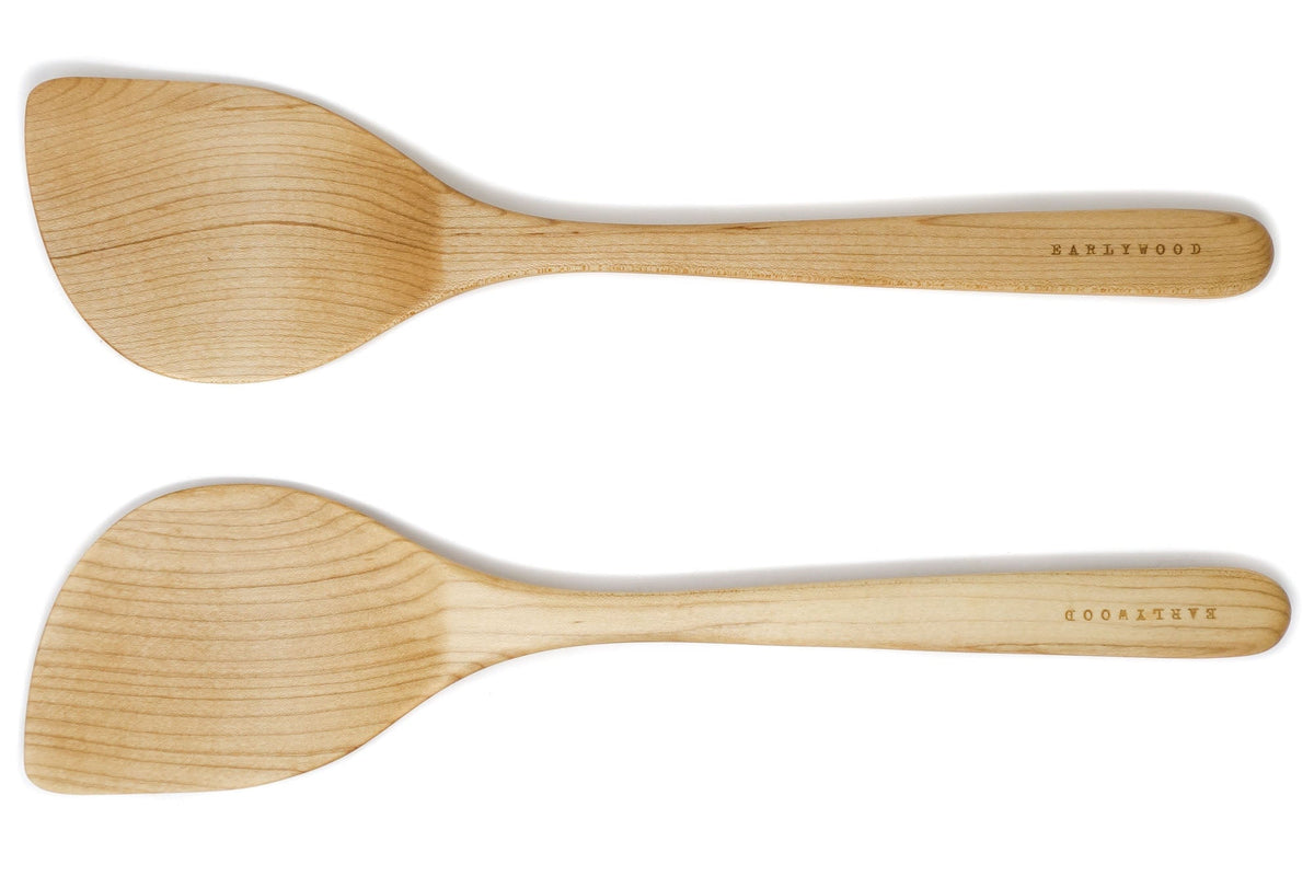 Curved Maple Wok Spatula — Right or Left Hand — product view 6
