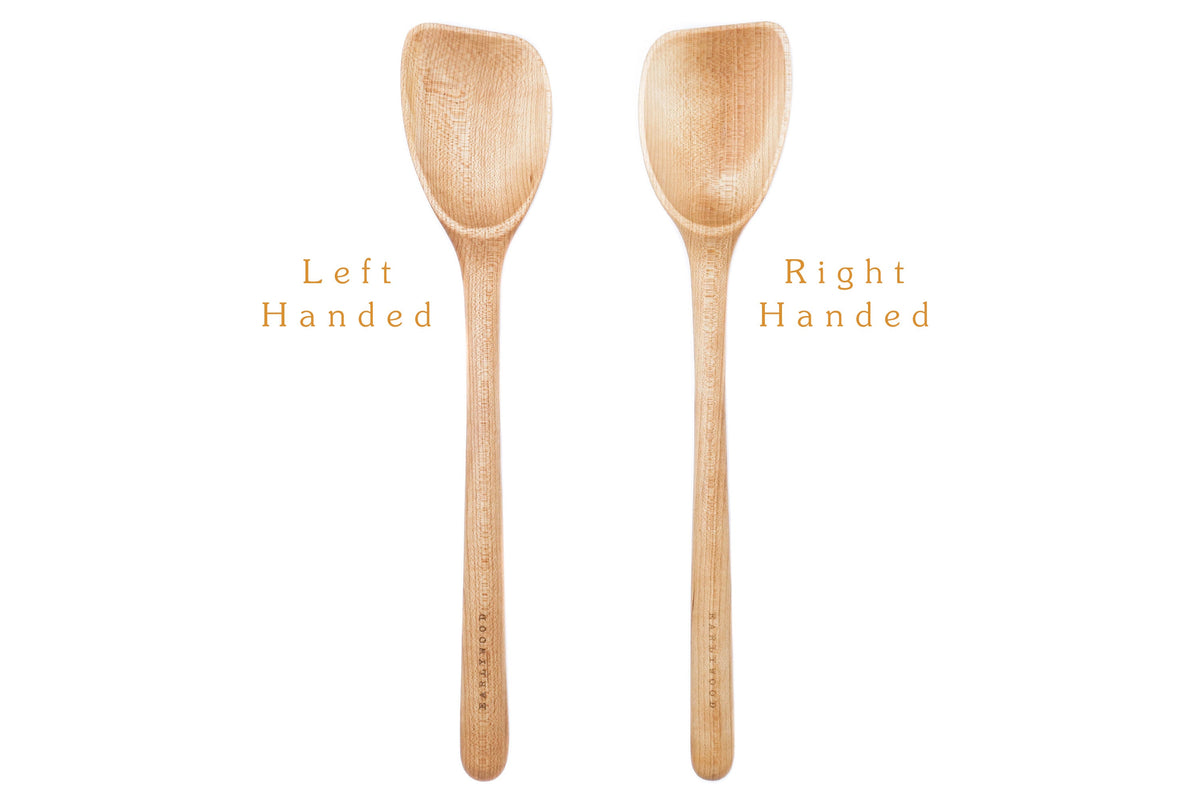 Flat-Front Maple Scraping Spoon — product view 3