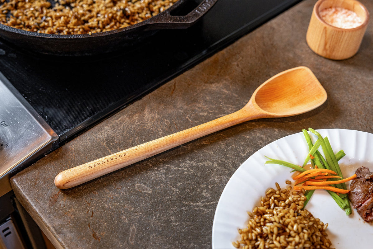 Flat-Front Maple Scraping Spoon — product view 9