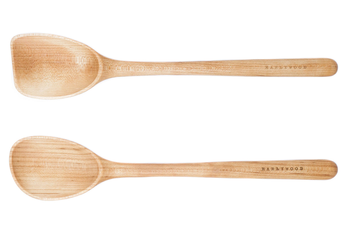 Maple Stirring & Scraping Spoons — Two-Piece Set — product view 2