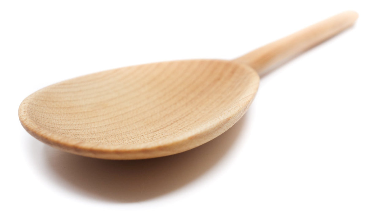 Rounded-Handle Maple Cooking Spoon — product view 4