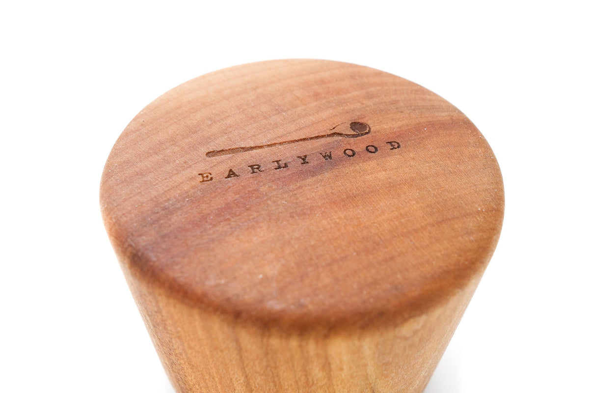Maple Salt Pot with Cork Lid — product view 6