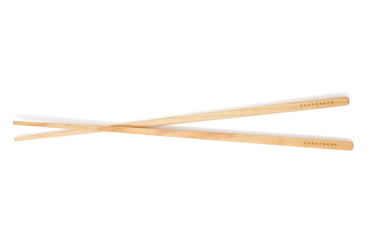 Extra-Long Wooden Cooking Chopsticks — Pair — product view 2