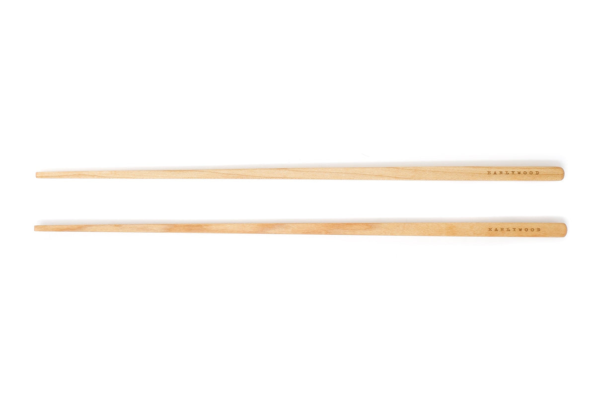 Extra-Long Wooden Cooking Chopsticks — Pair — product view 4