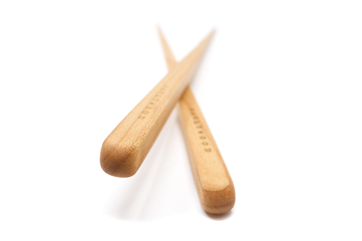 Extra-Long Wooden Cooking Chopsticks — Pair — product view 6