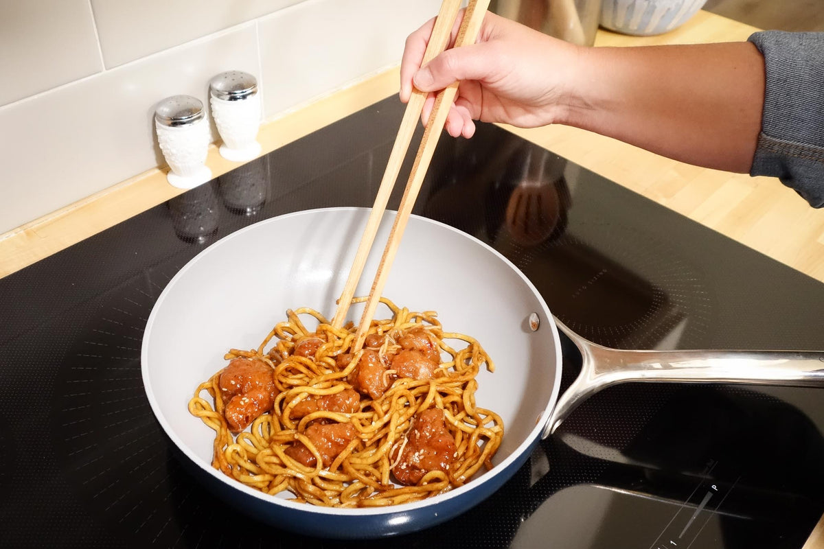 Extra-Long Wooden Cooking Chopsticks — Pair — product view 7