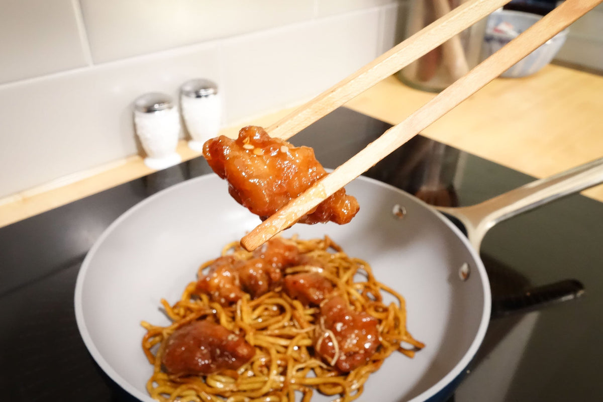 Extra-Long Wooden Cooking Chopsticks — Pair — product view 8