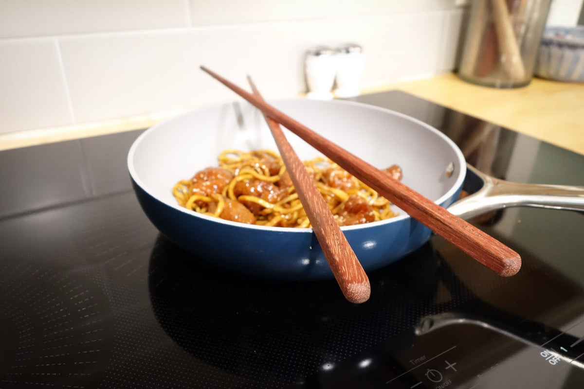 Extra-Long Wooden Cooking Chopsticks — Pair — product view 9