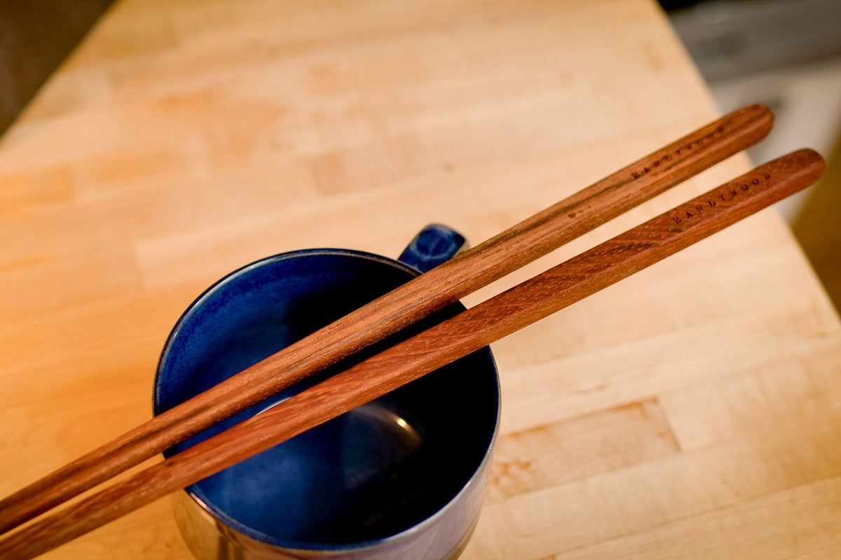 Extra-Long Wooden Cooking Chopsticks — Pair — product view 10