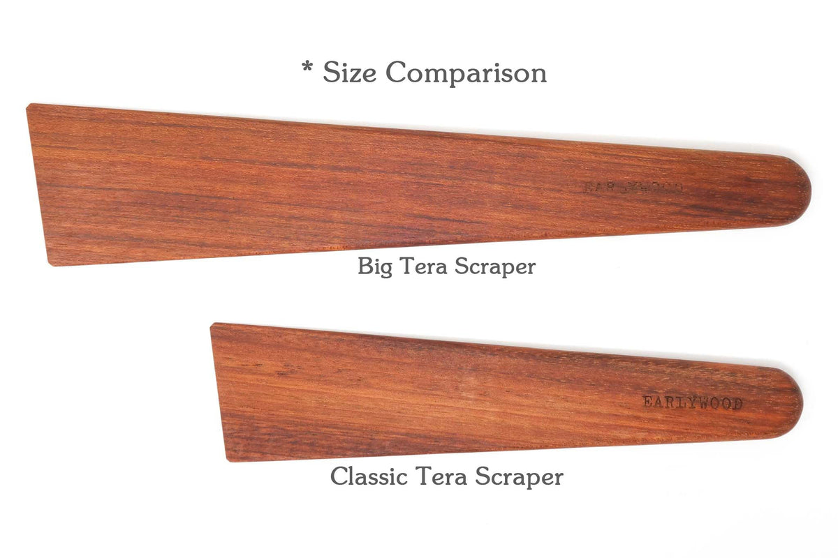 Wide Wooden Pan Scraper — 33 cm — product view 3