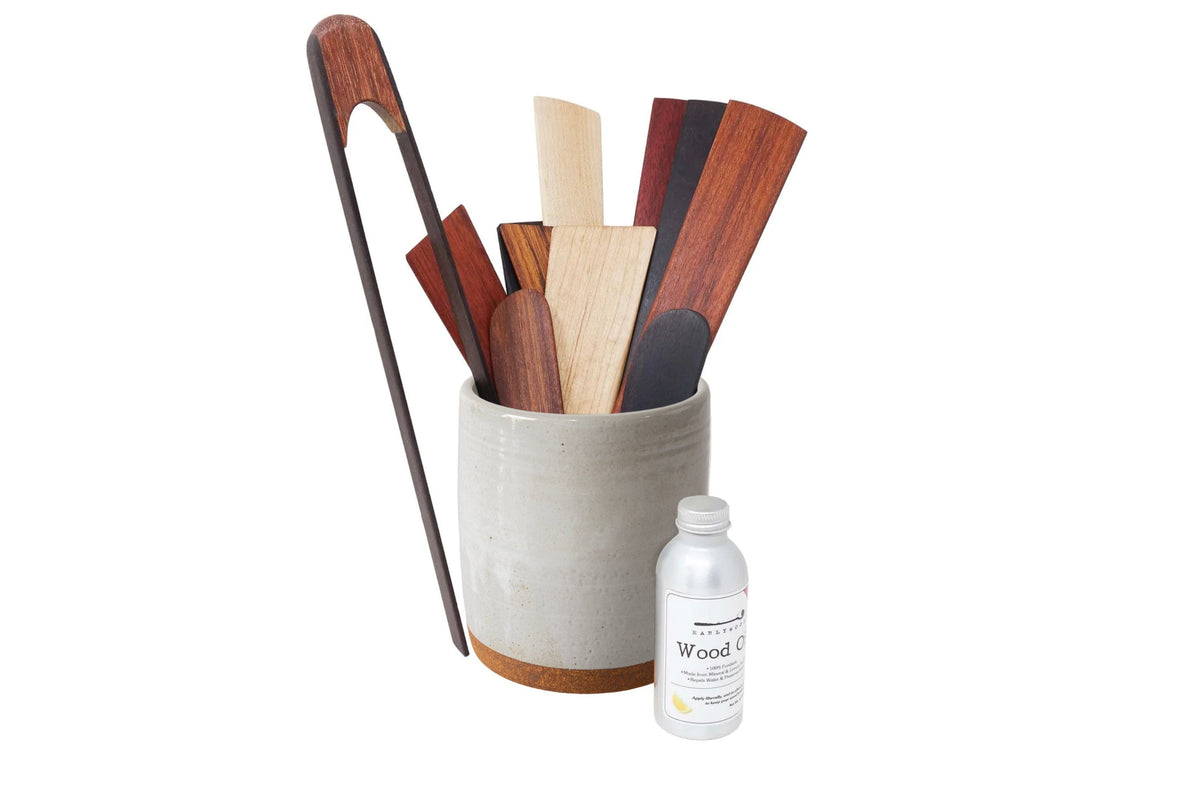 Everyday Wooden Tool Bundle with Optional Crock — product view 2