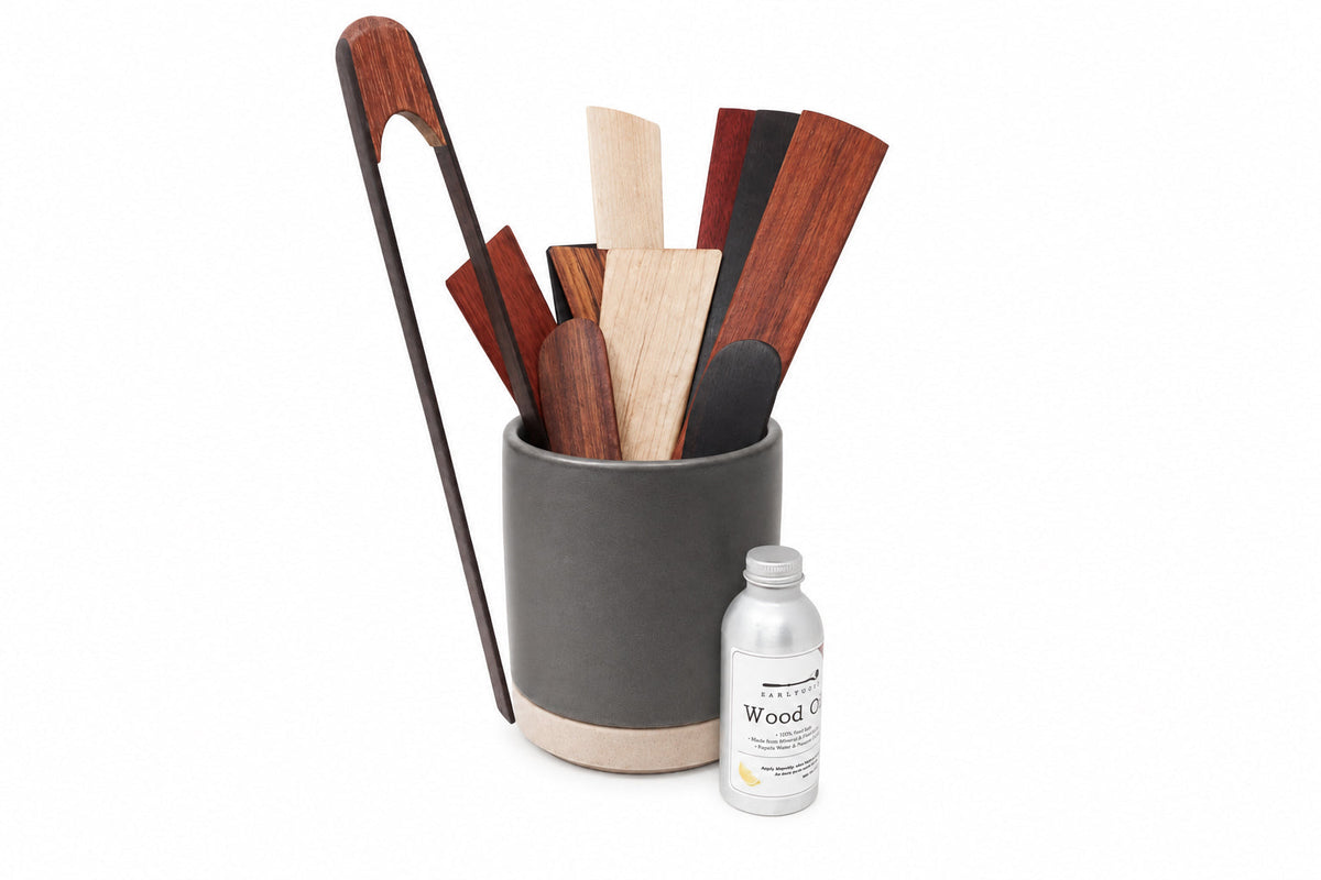 Everyday Wooden Tool Bundle with Optional Crock — product view 4