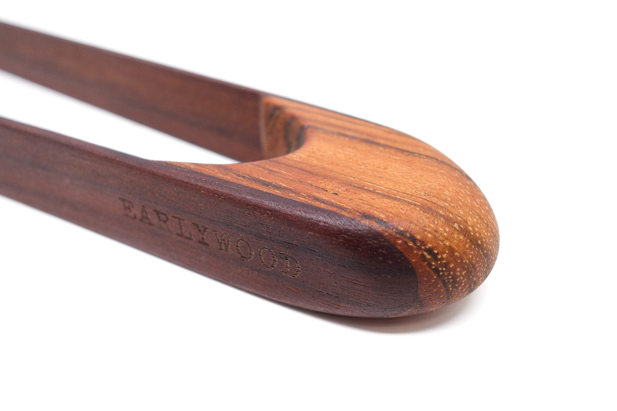 Long Wooden Cooking & Serving Tongs — product view 3