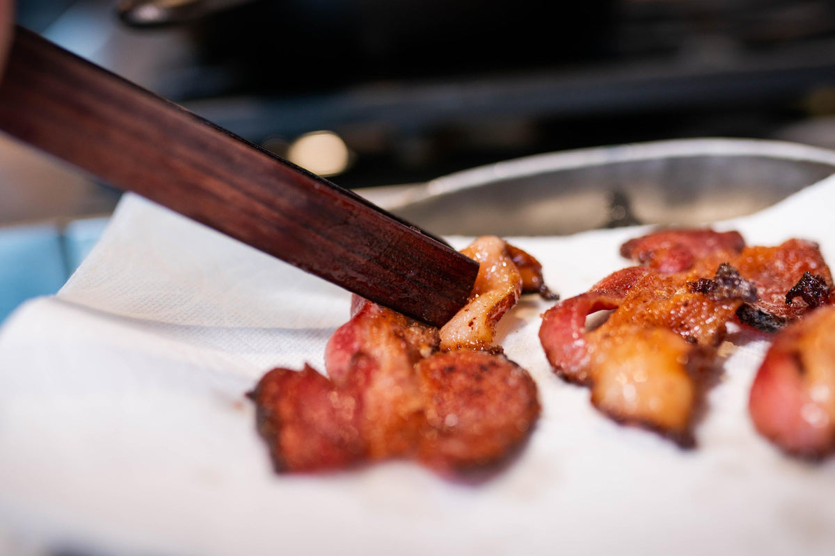 Long Wooden Cooking & Serving Tongs — product view 5