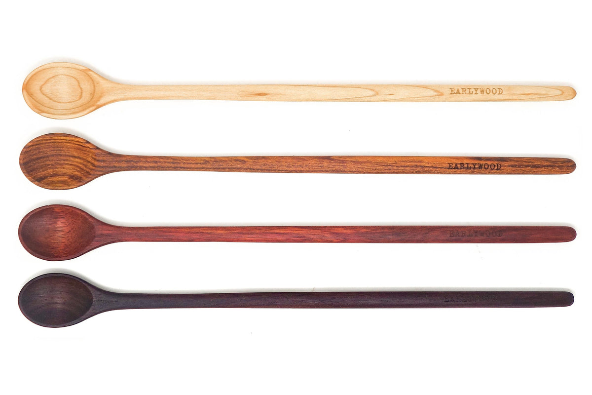 Wooden Tasting Spoons — Four-Piece Set — product view 2