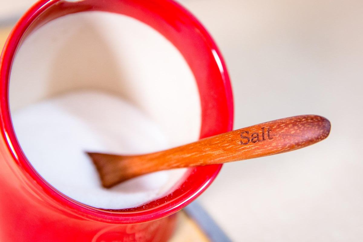 Rounded-Grip Wooden Toddler Spoon — 18 cm — product view 10