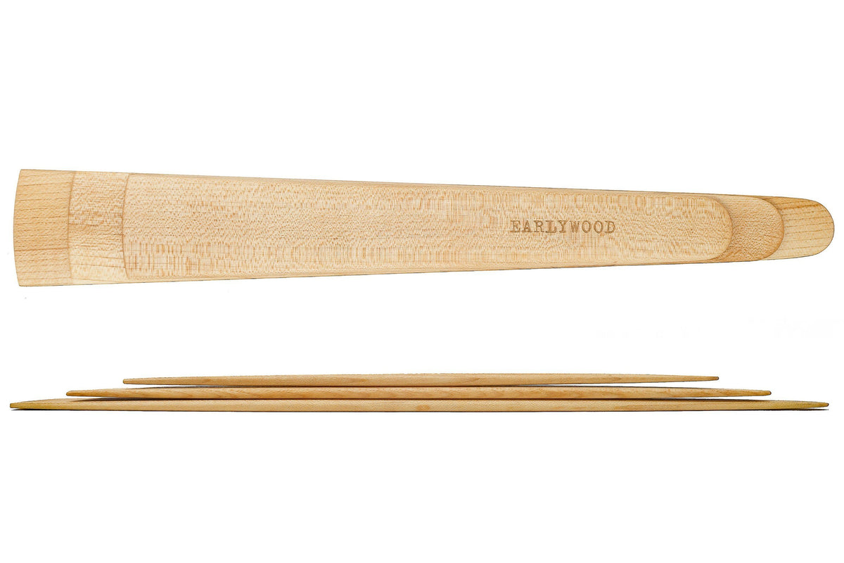Graduated Wooden Flat Spatulas — Set of Three — product view 6