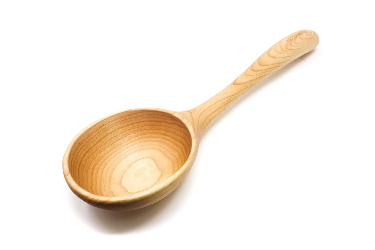 Deep Wooden Soup & Stew Ladle — product view 2