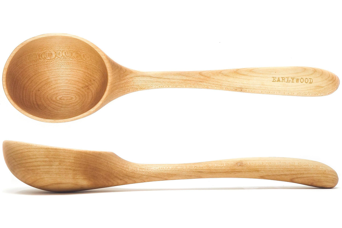 Deep Wooden Soup & Stew Ladle — product view 4