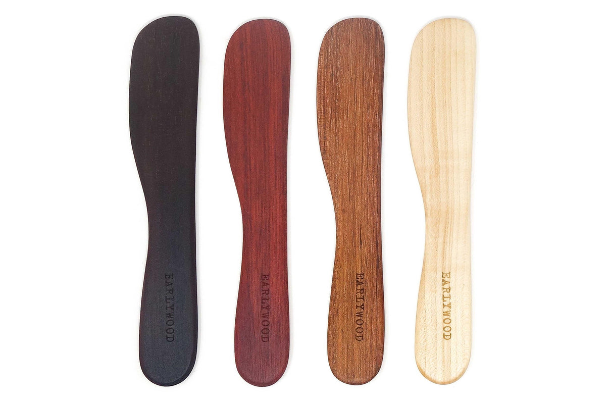 Wooden Butter & Condiment Spreaders — Set of Four — product view 3