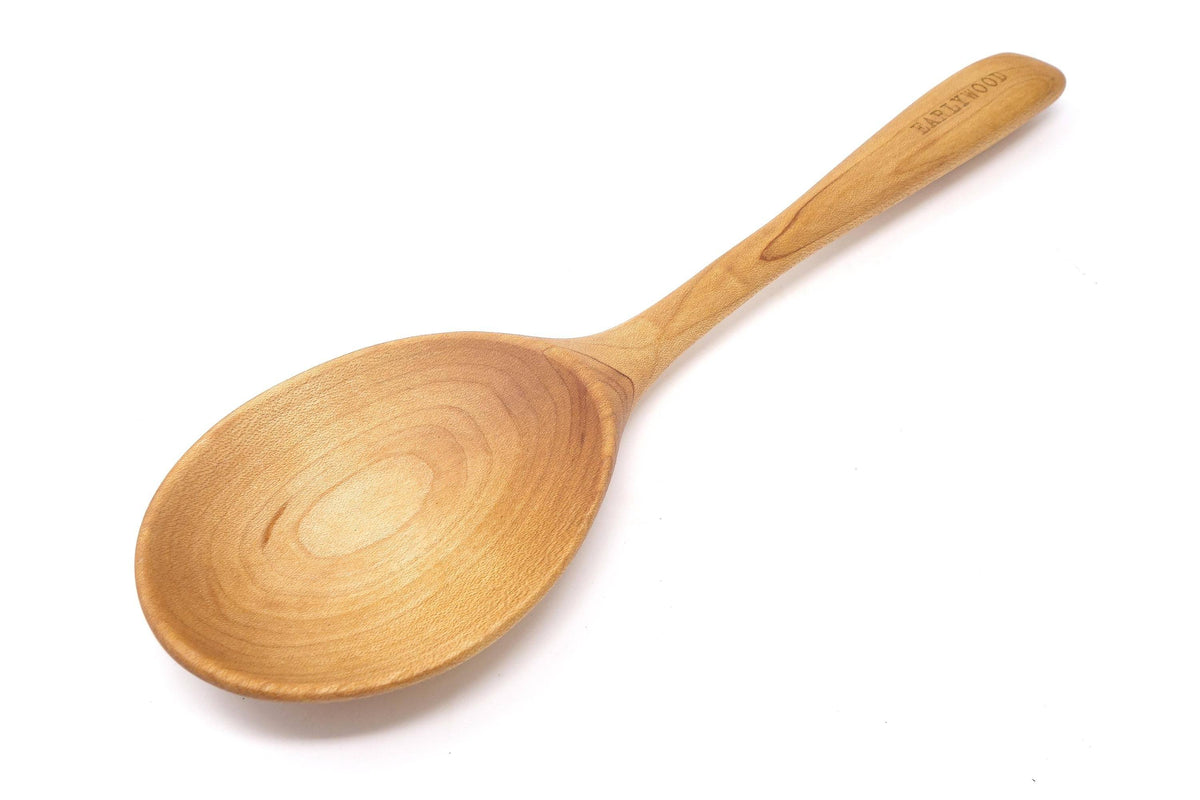 Broad-Bowl Wooden Serving Spoon — product view 4