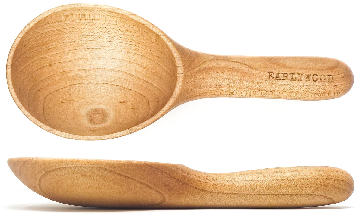 Compact Wooden Side-Dish Serving Spoon — product view 2