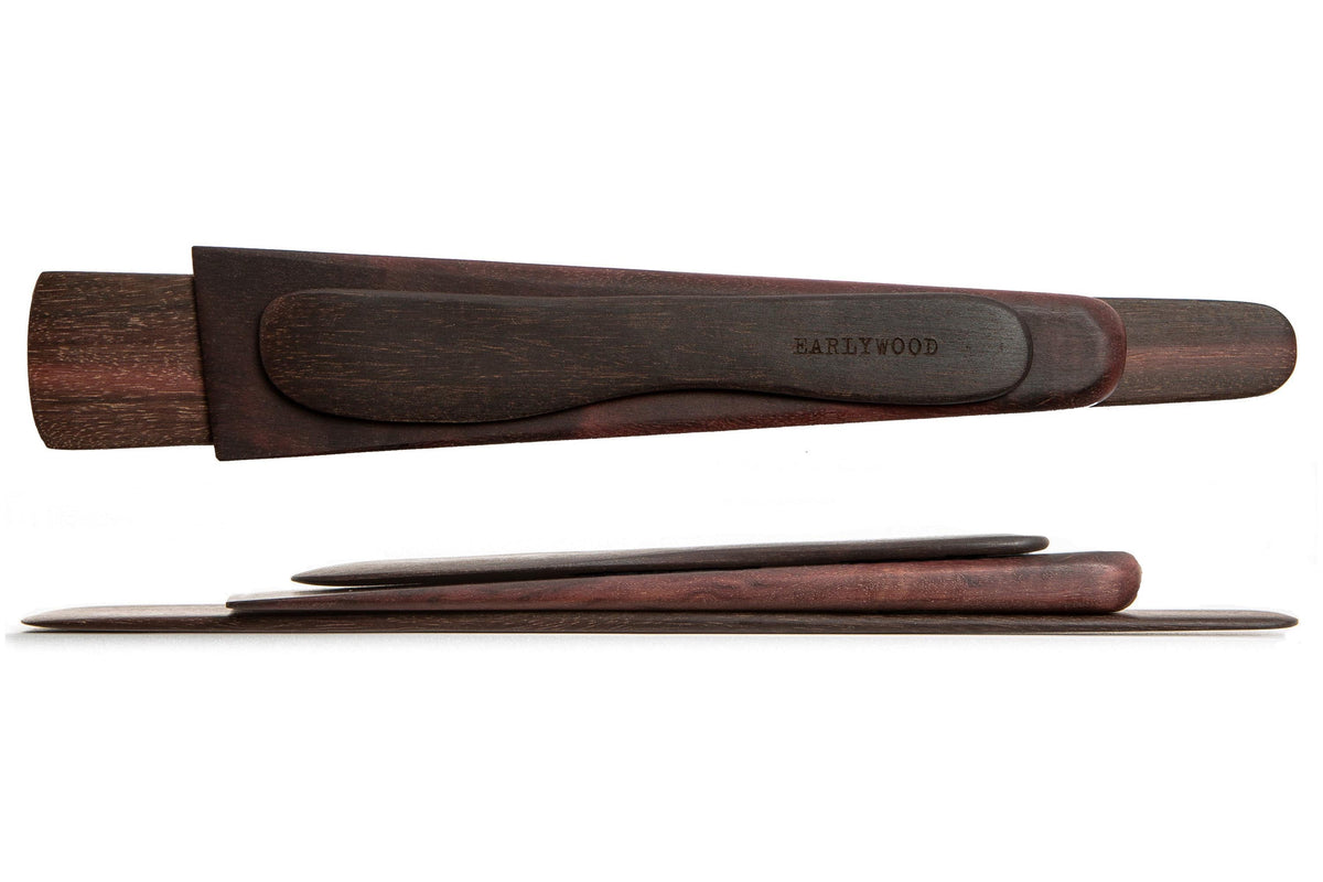 Wooden Spatula, Scraper & Spreader — Three-Piece Set — product view 4