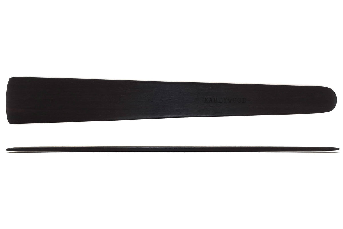 Long Flat Wooden Cooking Spatula — 33 cm — product view 4