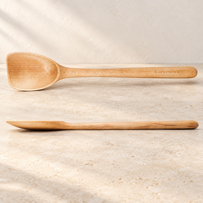 Flat-Front Maple Scraping Spoon