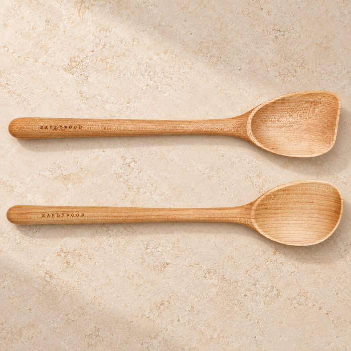 Maple Stirring & Scraping Spoons — Two-Piece Set