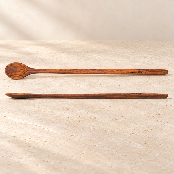 Long Wooden Tasting & Stirring Spoon — 33 cm