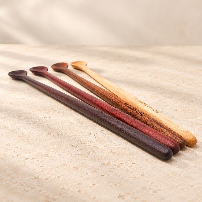 Wooden Tasting Spoons — Four-Piece Set