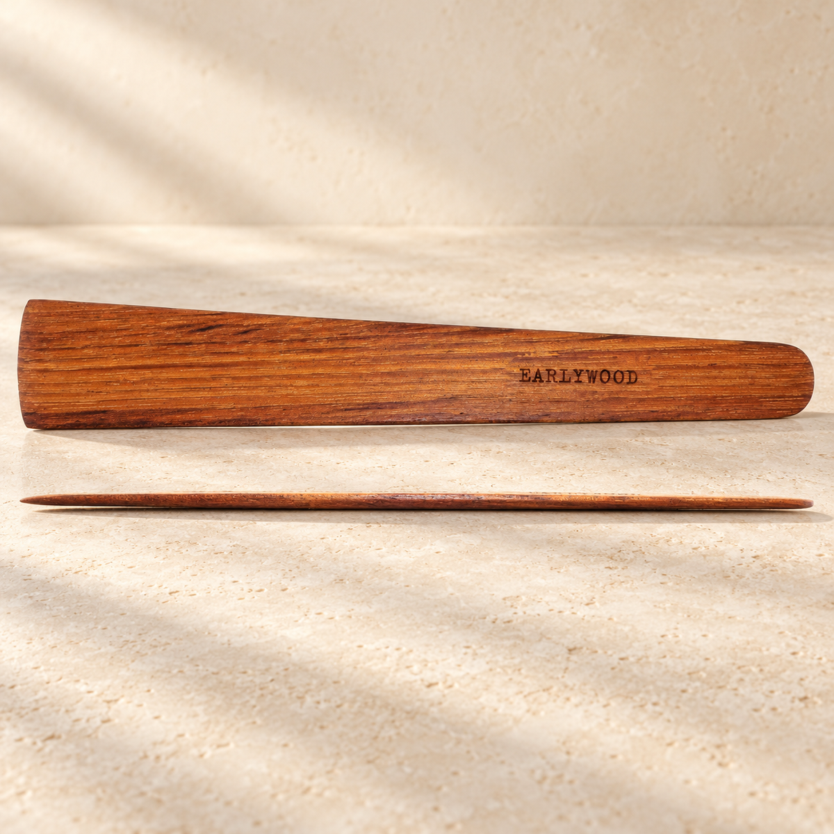 Everyday Flat Wooden Spatula — 29 cm